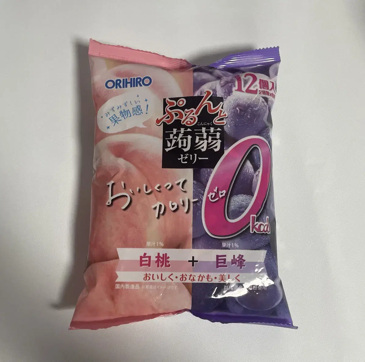 오리히로 곤약젤리 사과포도맛, 백도포도맛 일본간식