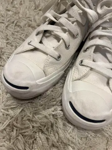 잭퍼셀 화이트 하이컷 스니커즈