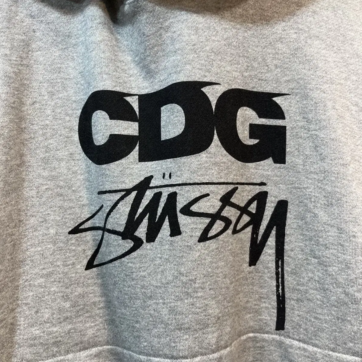 [L] STUSSY X CDG 스투시 꼼데가르송 후드티