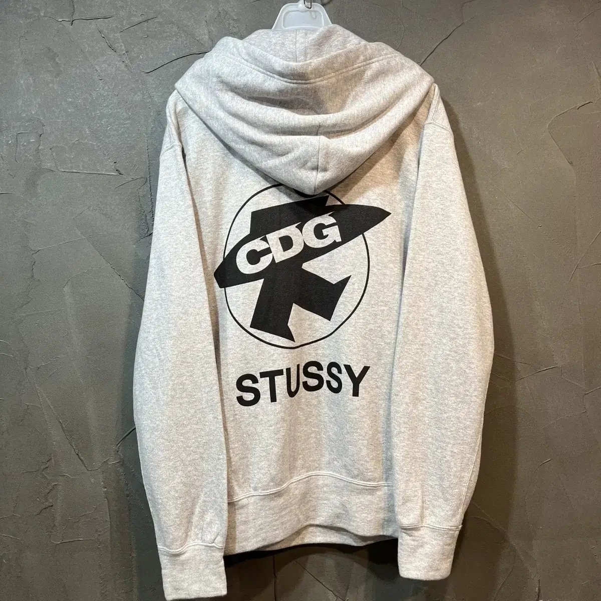 [L] STUSSY X CDG 스투시 꼼데가르송 후드티