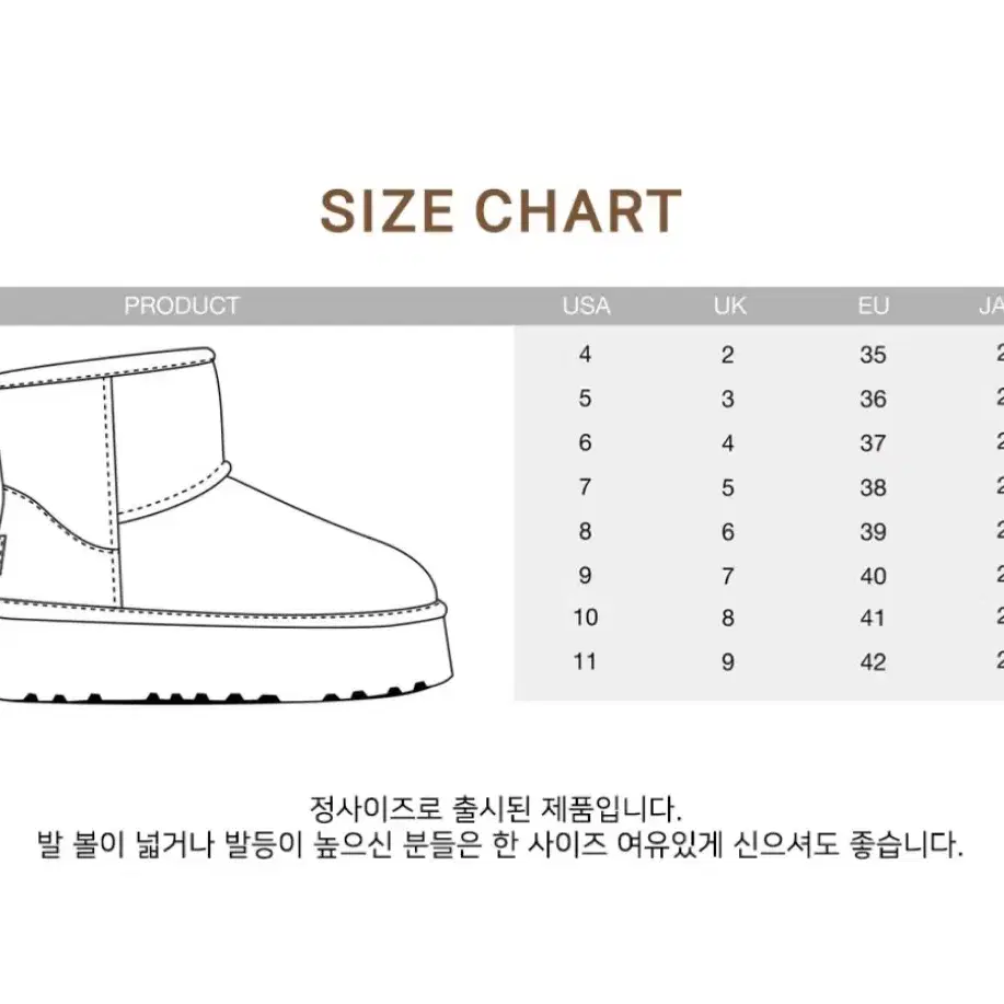 새상품 UGG 어그 클래식 미니 플랫폼 230