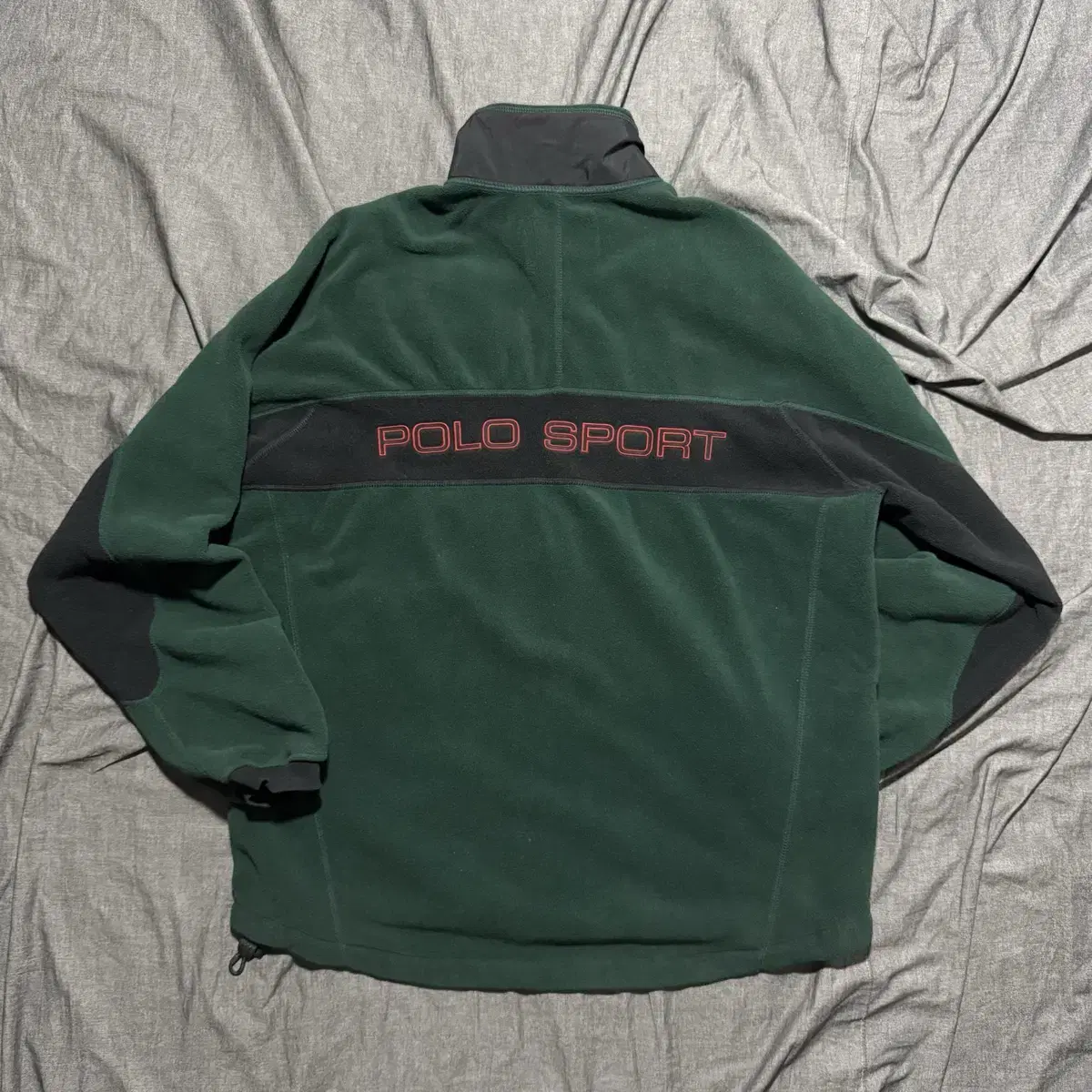 Polo RL Sports Fleece Zip Up Jacket Sz M