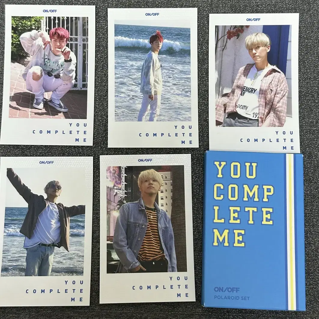 온앤오프 폴라로이드 세트 you complete me