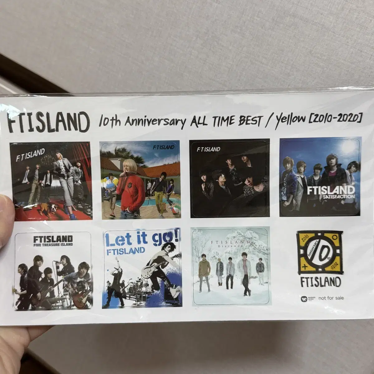 ftisland 10주년 기념 베스트앨범 굿즈 마그넷