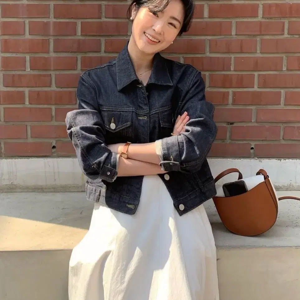 모아빈 like denim jacket 라이크 데님 자켓