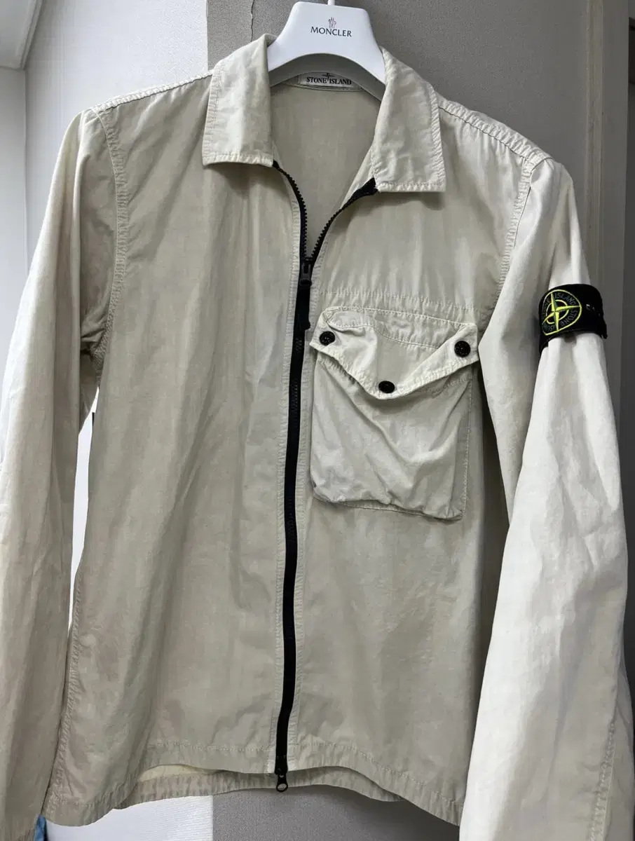 22FW Stone Island Beige Denim Jacket L