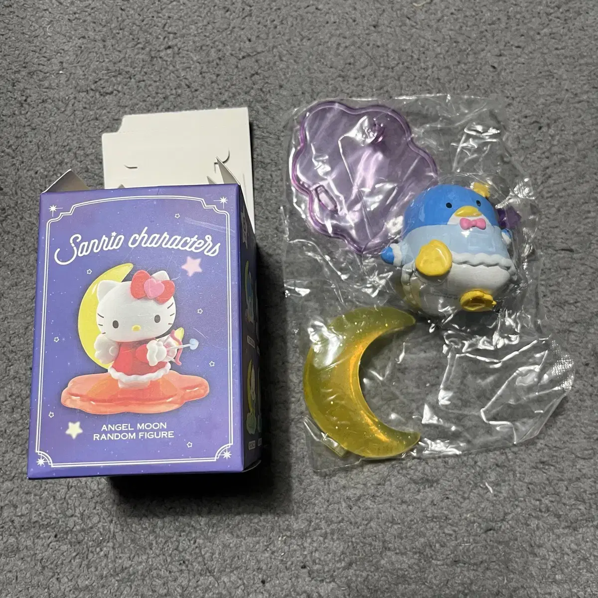 Unsealed Sanrio Tuxedo Sam Angel Moon Figure Random Remenent Gacha