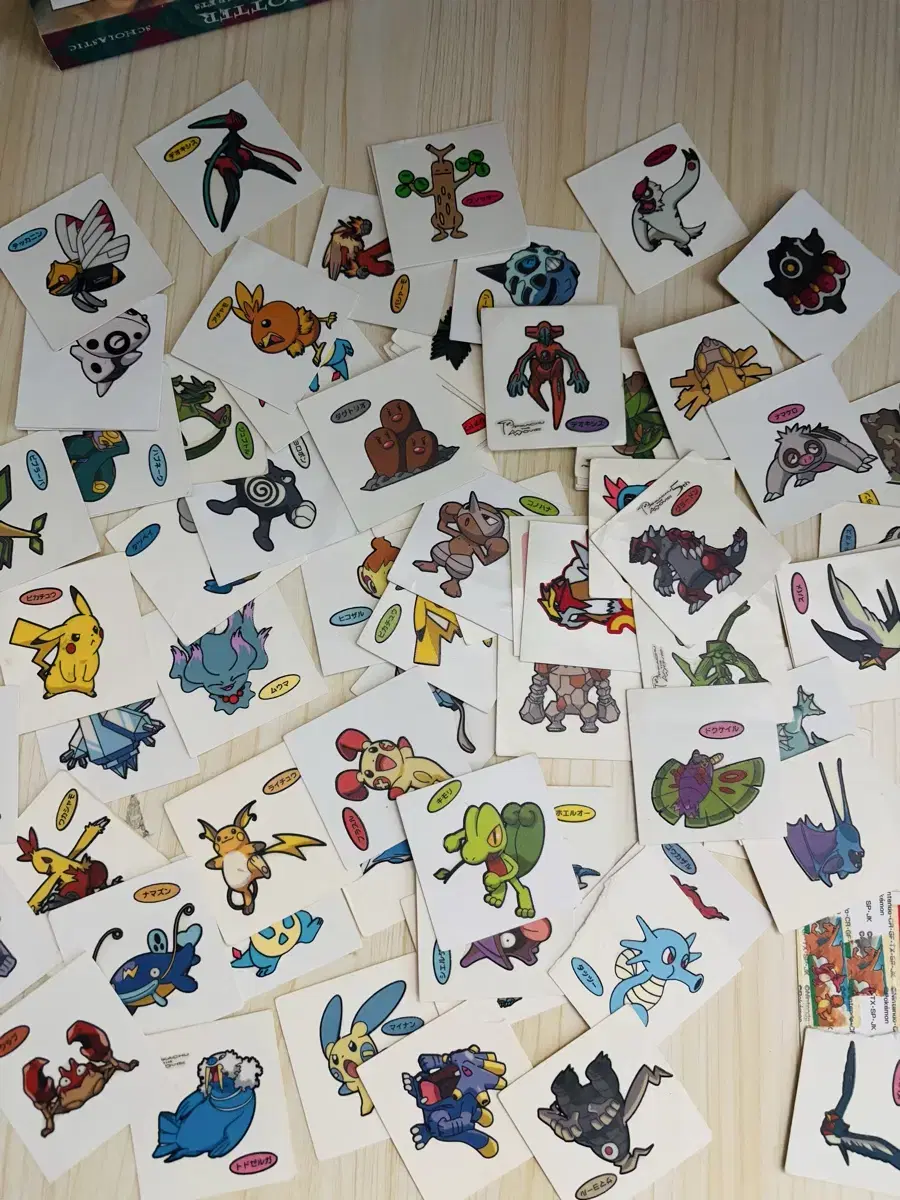 Japanese Pokemon bread stickers