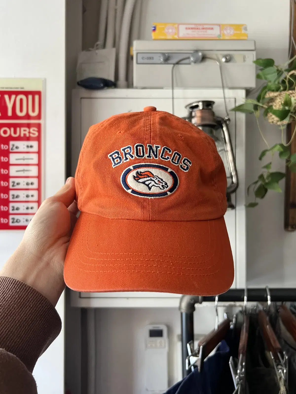 90's NFL USA BRONCOS 풋볼 팀 볼캡