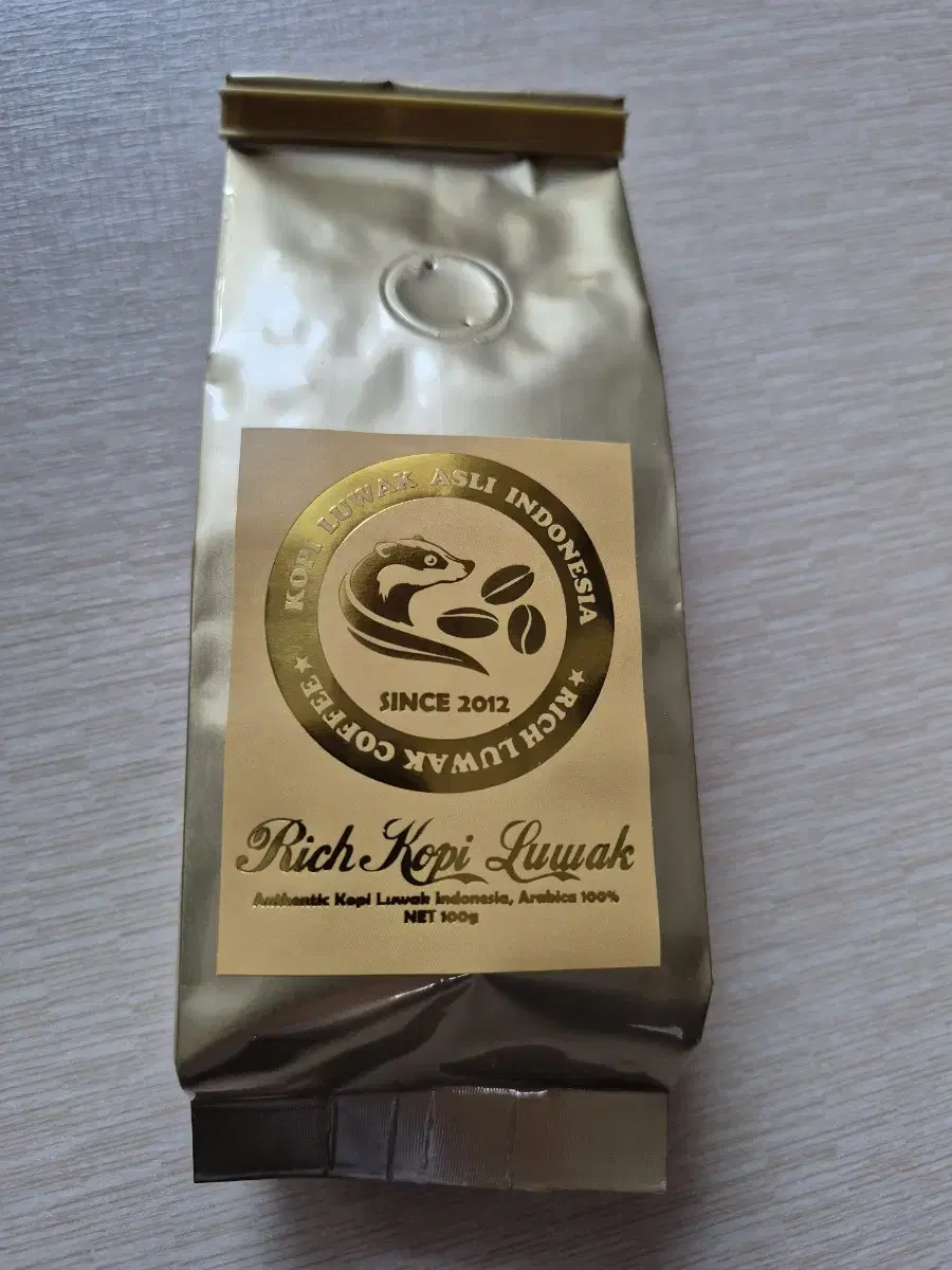 루왁커피 사향고양이  Kopi Luwak 100g 인도네시아