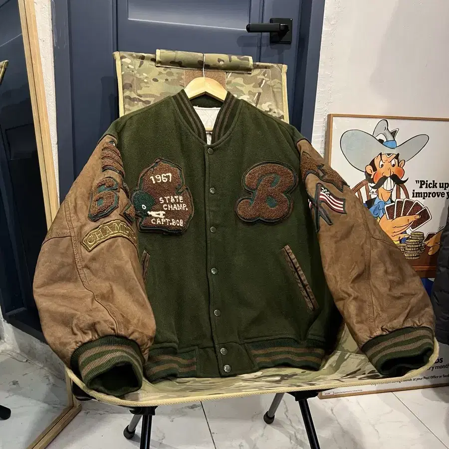 1980/90s EASTBOY VARSITY 빈티지바시티자켓