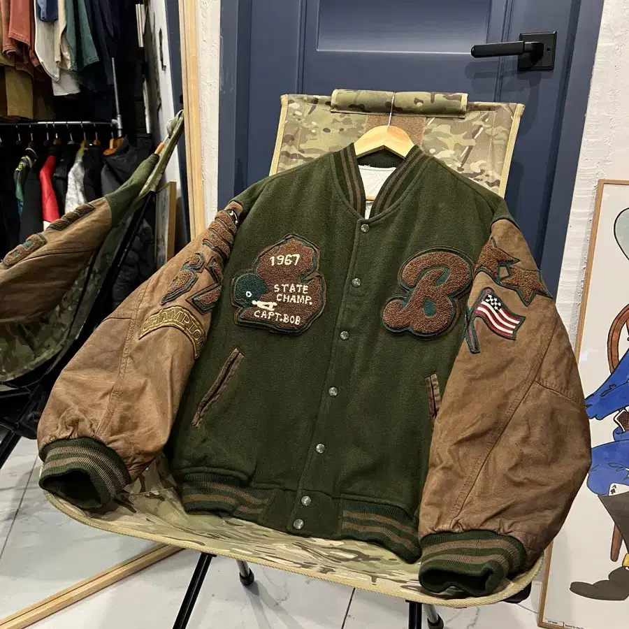 1980/90s EASTBOY VARSITY 빈티지바시티자켓