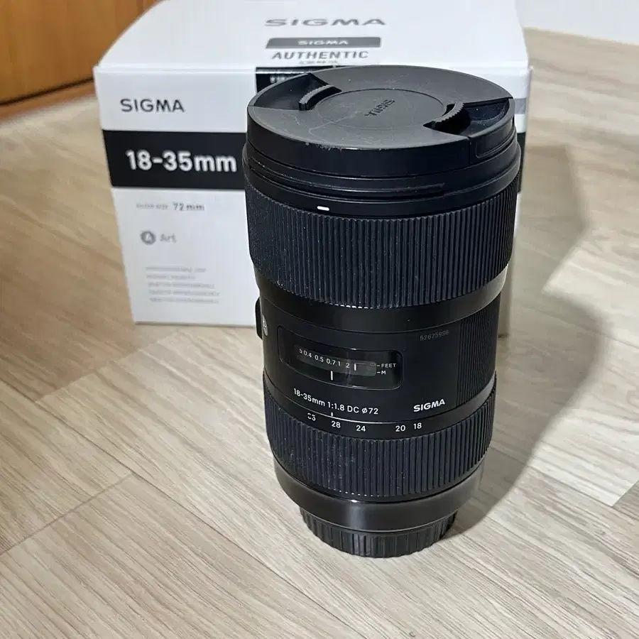 시그마 아트 18-35 f1.8, 40만원