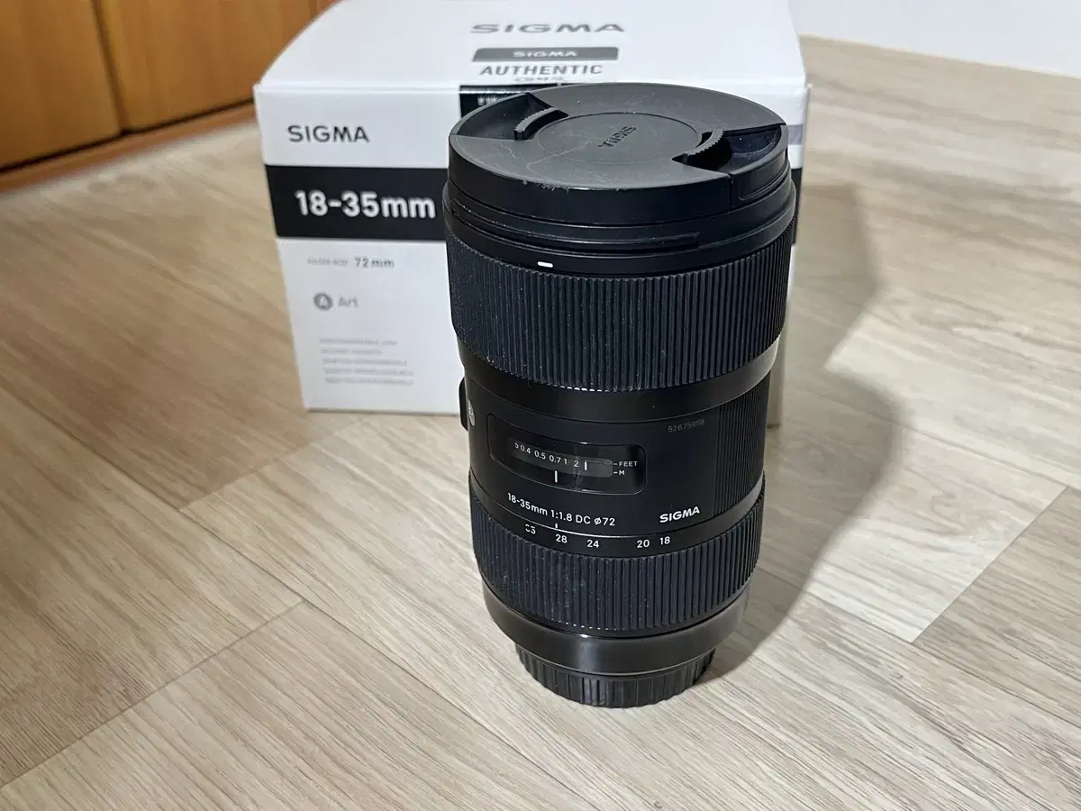 시그마 아트 18-35 f1.8, 40만원