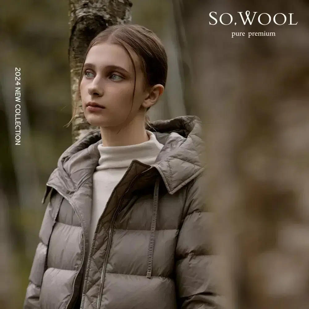 쏘울 SO.WOOL 24FW 후드 헝가리 구스다운 점퍼