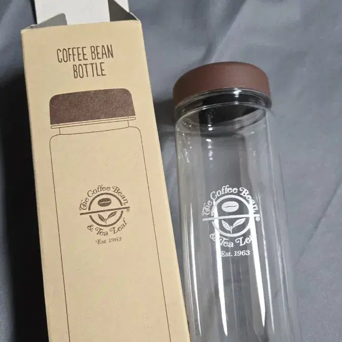 커피빈 깔끔한 기본보틀 500ml 물병 새것