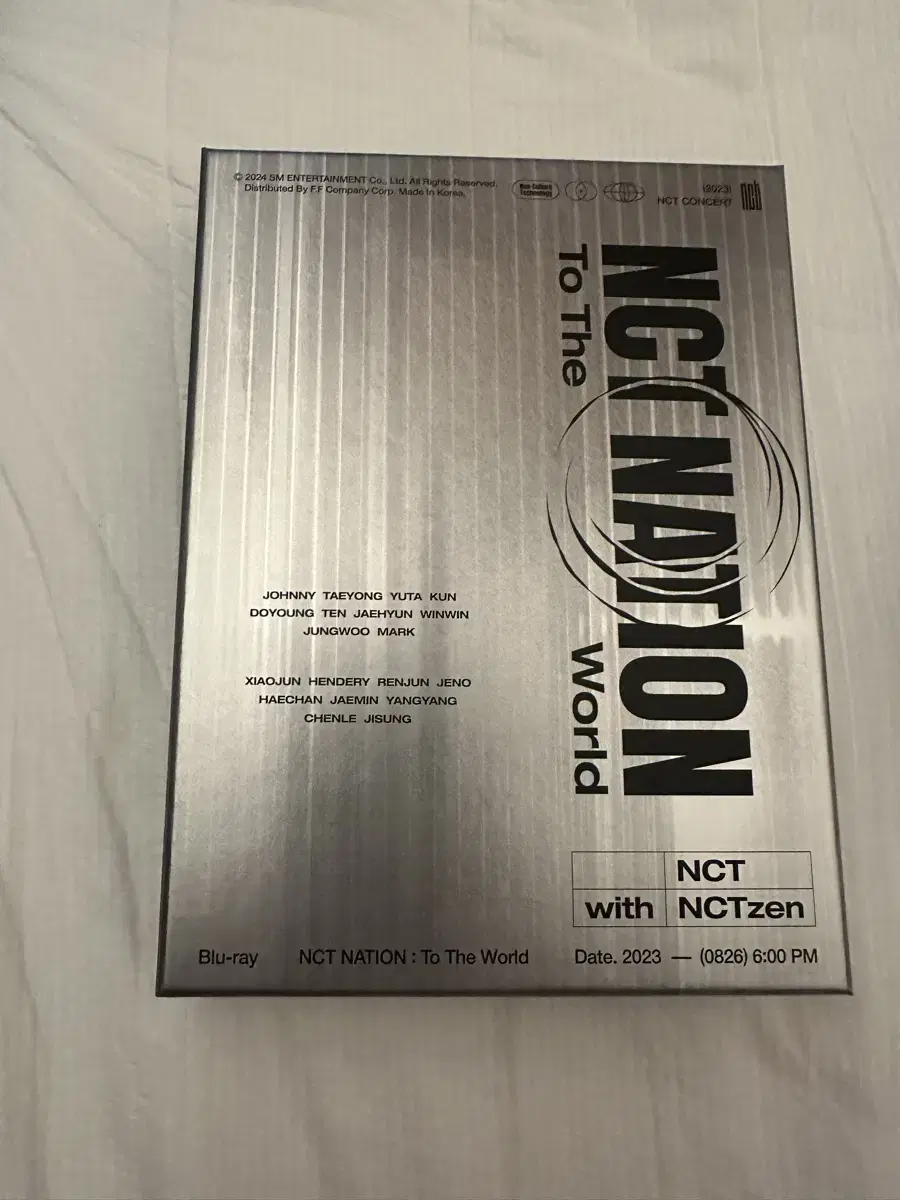 nct nation bluray 블루레이 풀세트 개봉 팔아요