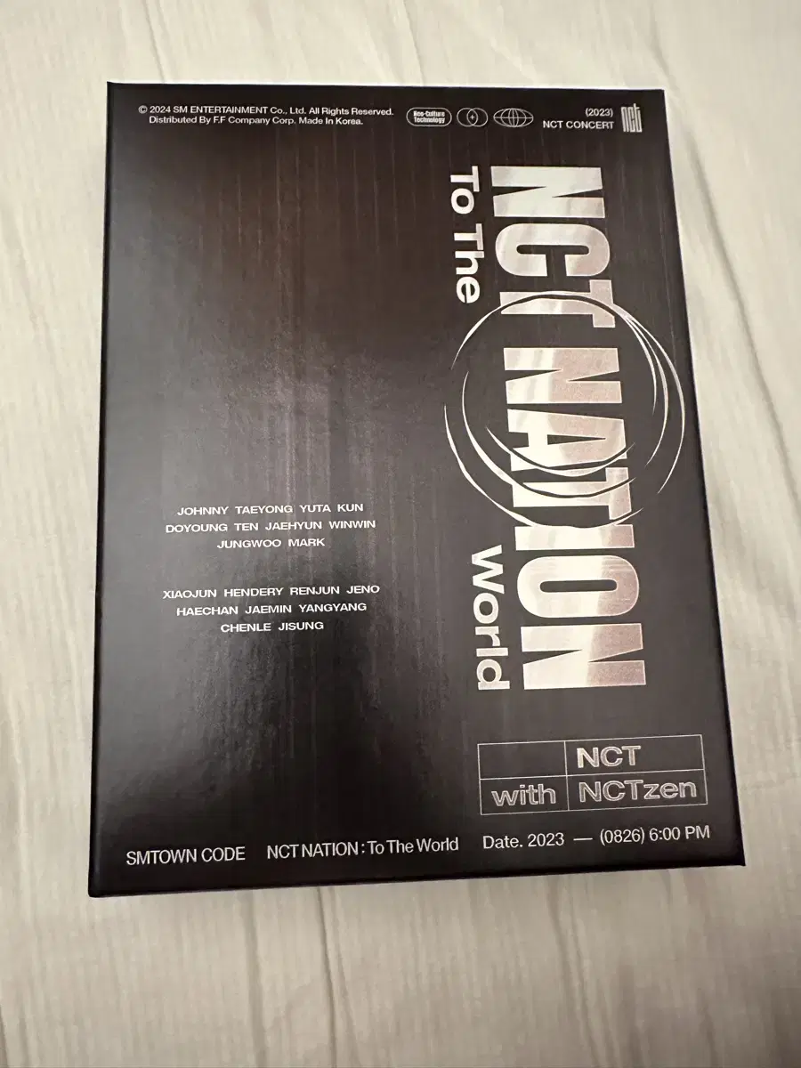 nct nation smtown code 풀세트 개봉 팔아요