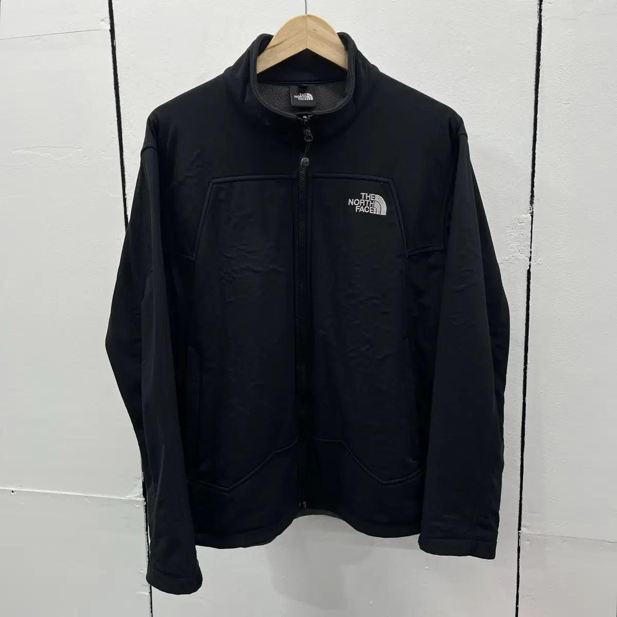 (L) North Face Fleece Track Top Jacket