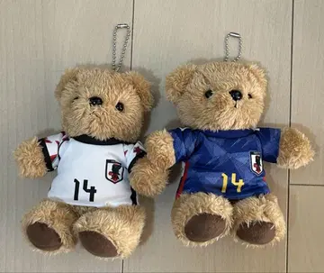 축구 일본 축구 이토 준야 유니폼 베어 키링 2개 세트