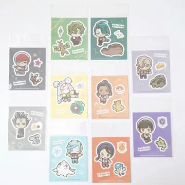 10가지 종류 포켓몬트레이너즈 POKMON TRAINERS 스티커