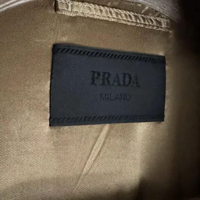 프라다 prada 카멜 캐시미어 자켓