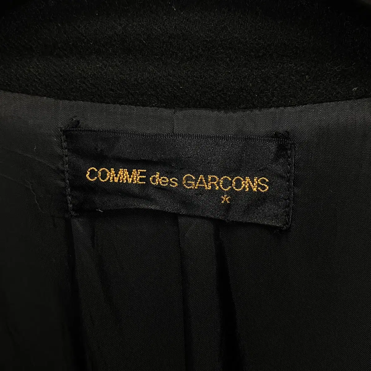 빈티지 90s comme des garcons 아방가르드 울 코트