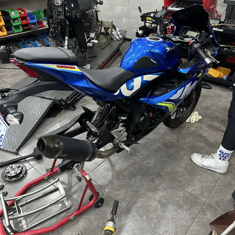 스즈키 gsx r125 2019년식 풀튜닝 구변완