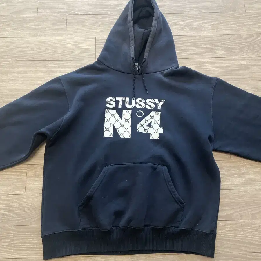 00s stussy 구찌 패러디 후디 usa made