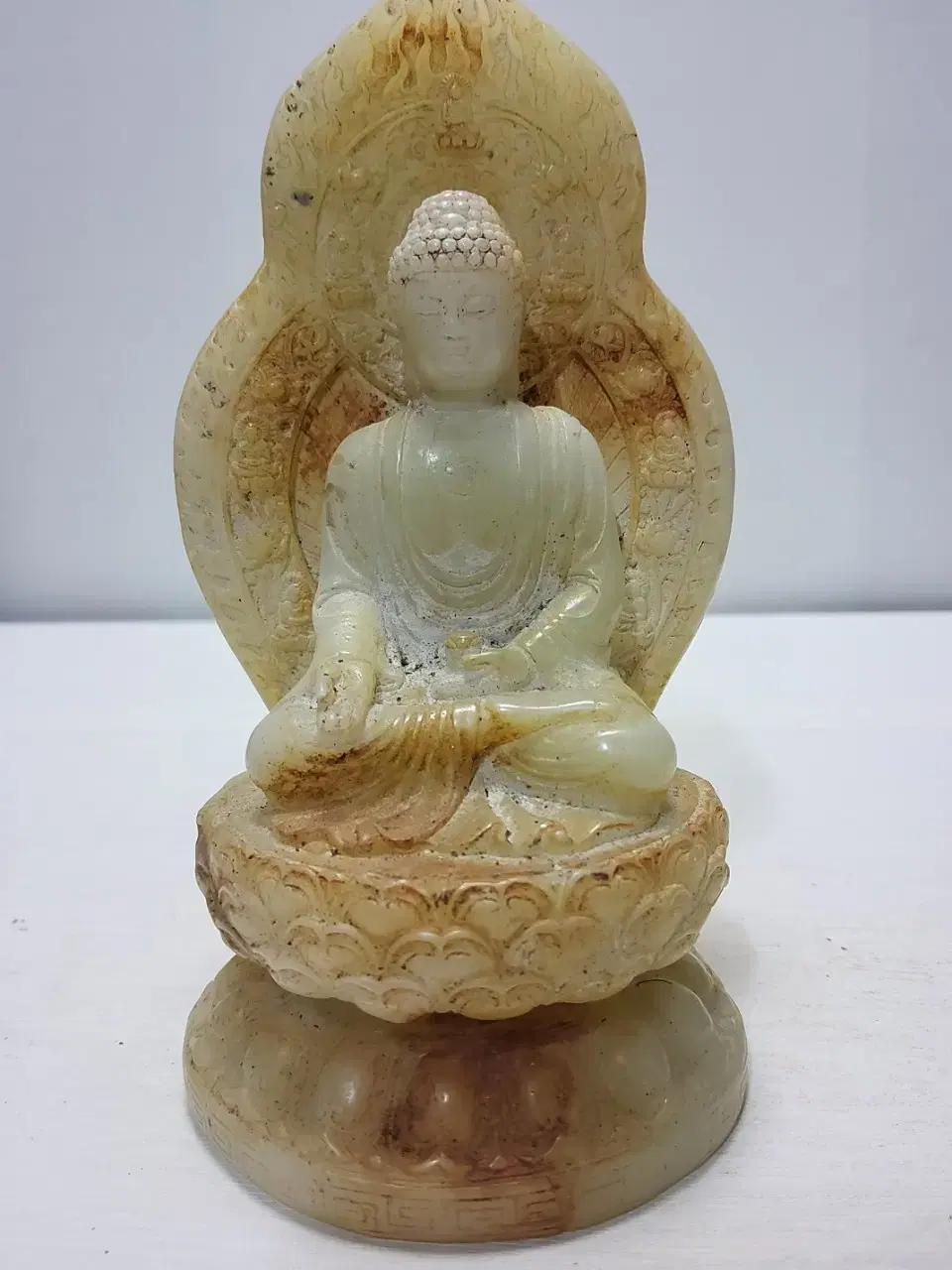 Woomjisa Sanghoe) Baekok Seokga Seated Buddha Height 18cm Weight 1.1kg