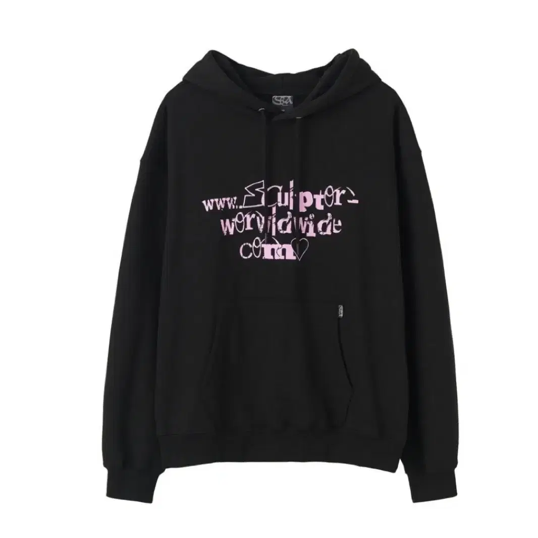 스컬프터 collage logo hoodie