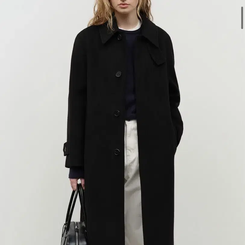 던스트 코트 unisex belted wool mac coat