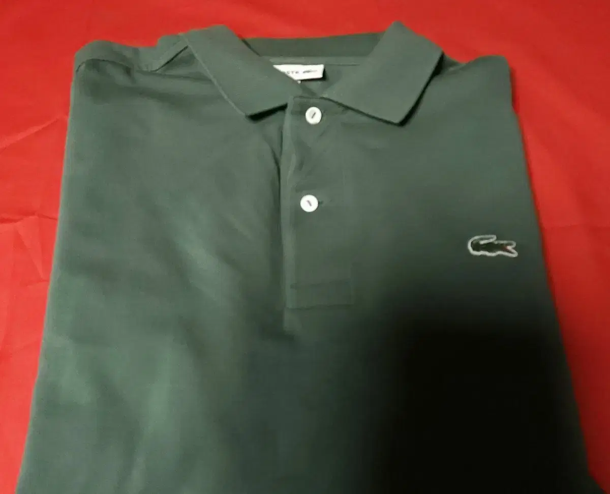 Not Worn (100) Lacoste Men's Knit Tee/PK Long Sleeve Tee