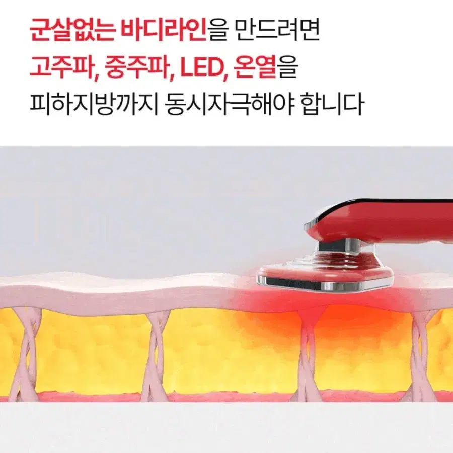 휴그랩 고주파 EMS LED 지방케어 기기