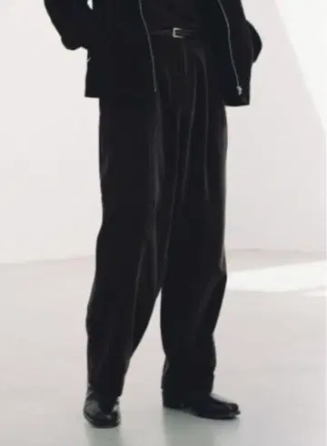 LIDNM NONWALE CORDUROY PANTS COAL BLACK
