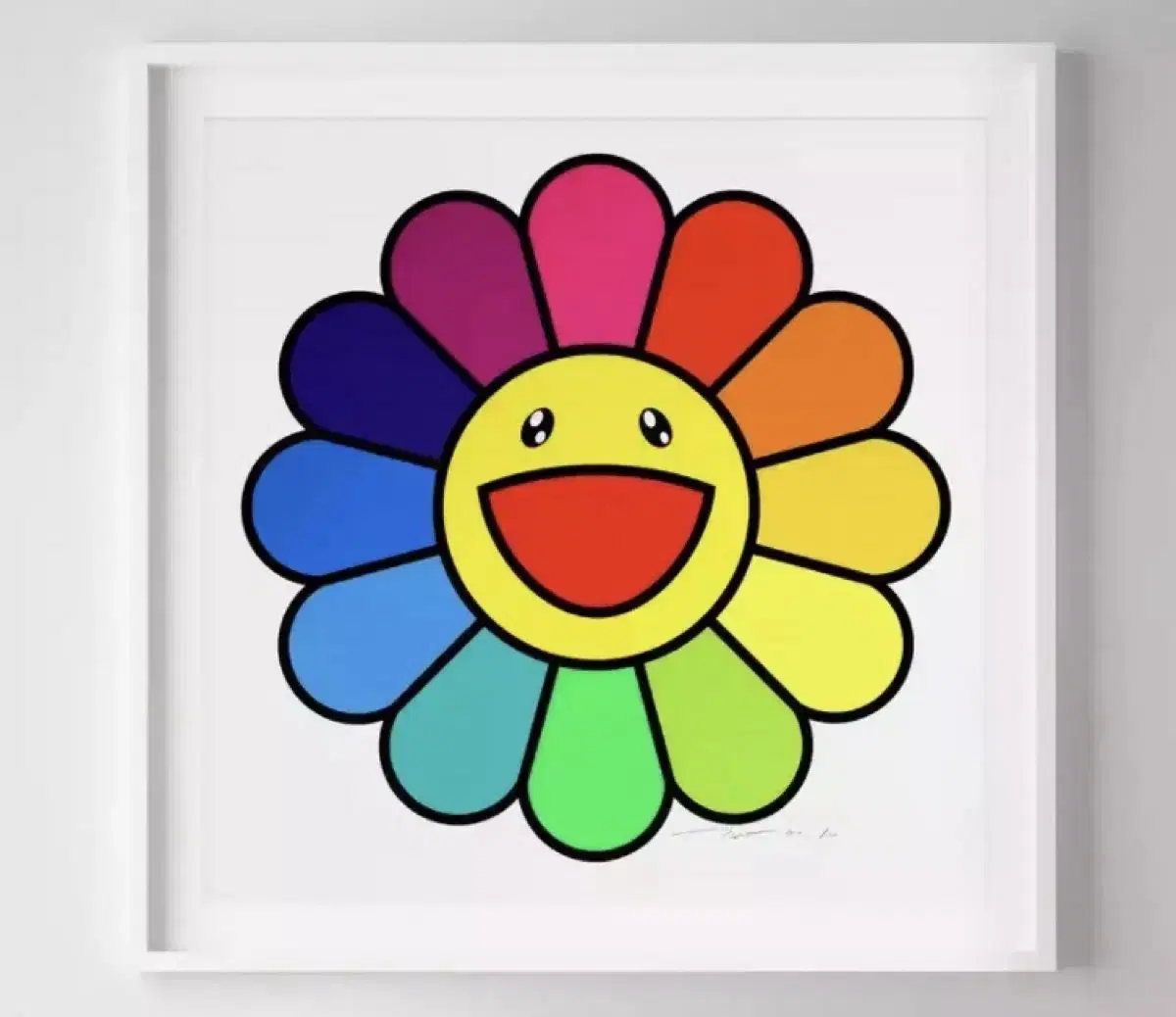 Takashi Murakami - Smile On, Rainbow Flower