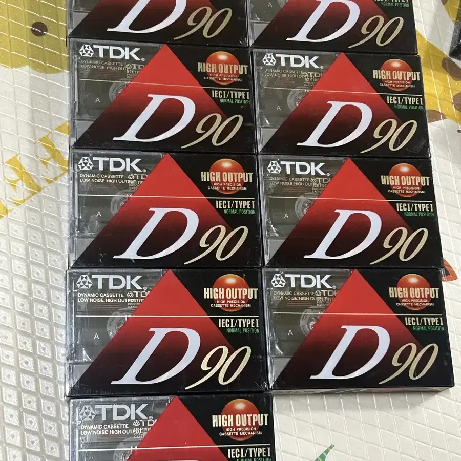 공카세트 테이프 TDK d90 외 정리