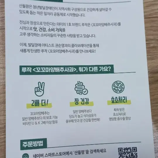 산돌팜 양배추 사과 29개