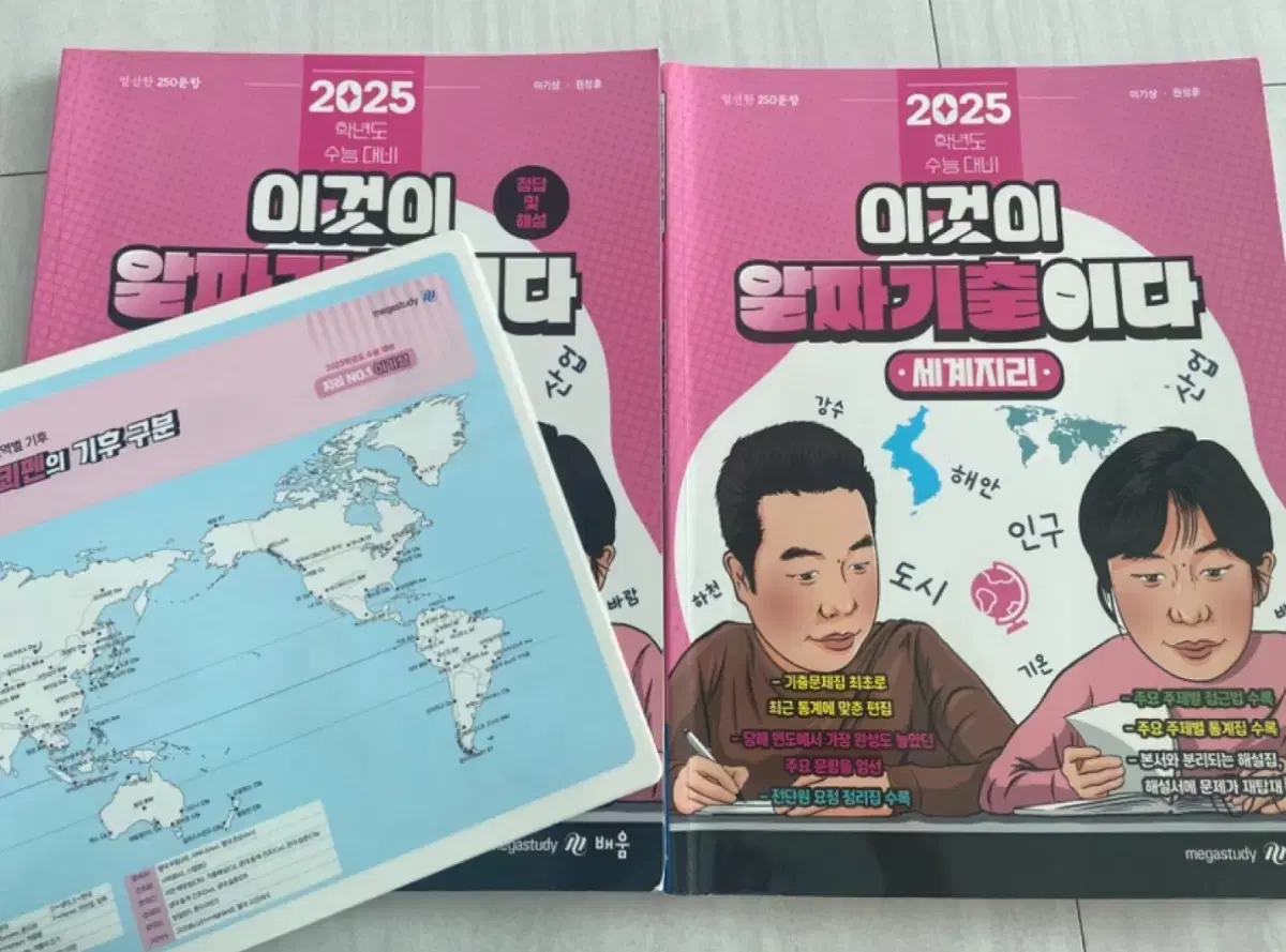 2025 이기출 이기상 세계지리 이것이 알짜기출이다 + 중요 지리 및 기