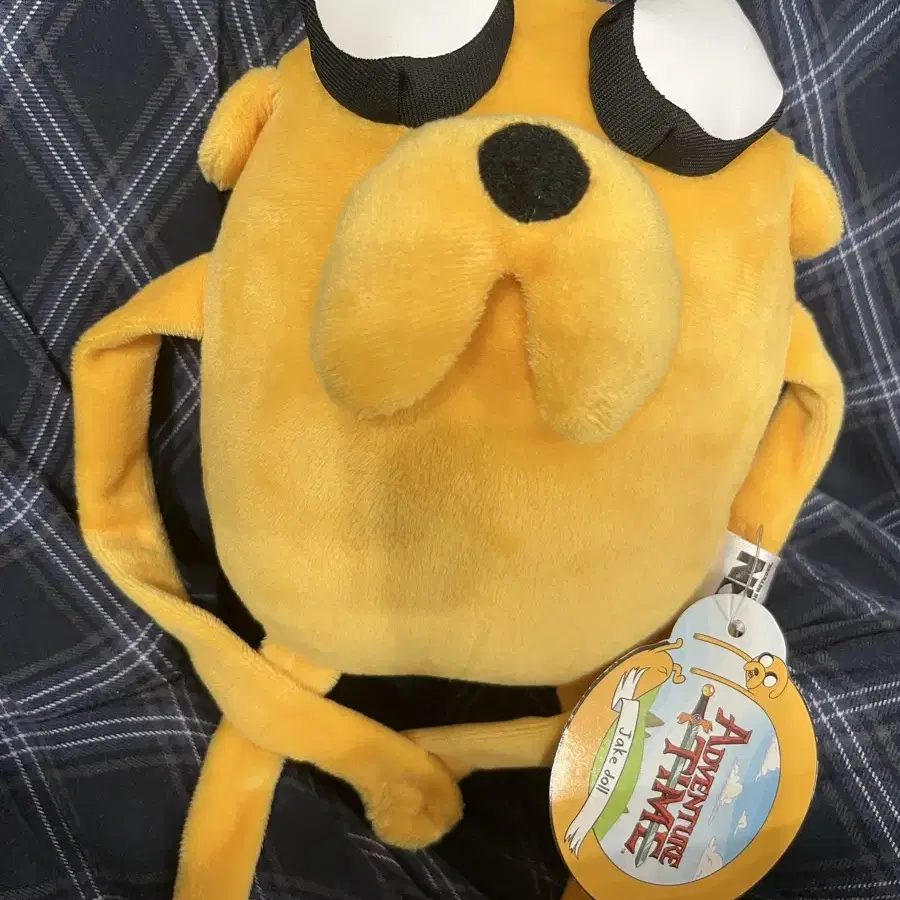 어드벤처 타임 제이크 인형 Jake doll 핀과 제이크