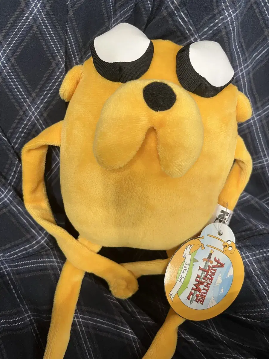 어드벤처 타임 제이크 인형 Jake doll 핀과 제이크