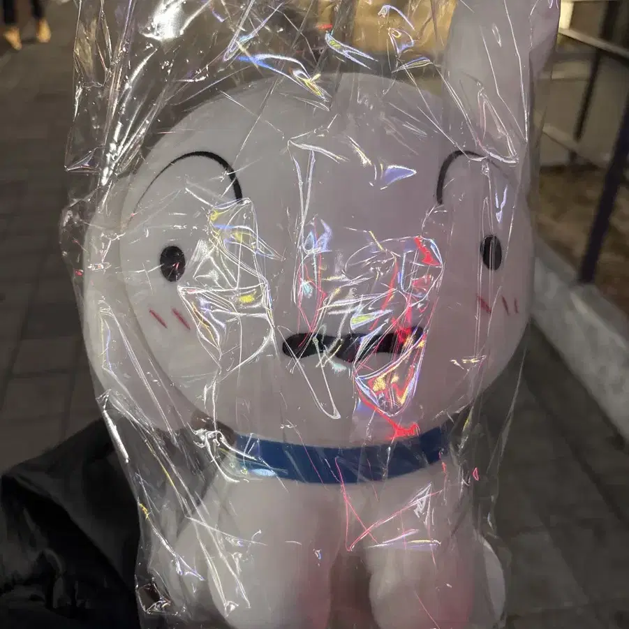 흰둥이 정품 인형 30cm