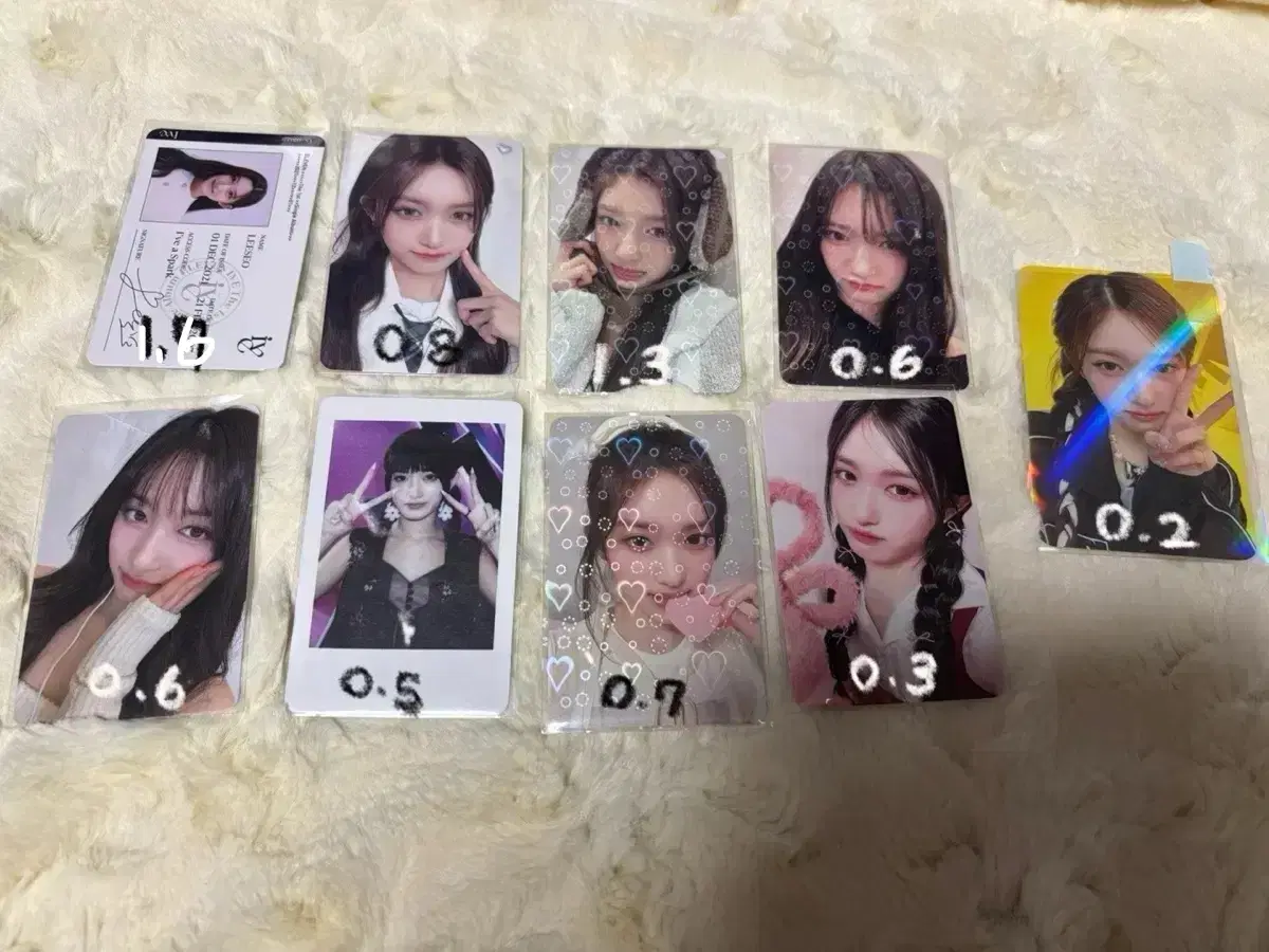 ive yujin gaeul lay wonyoung leeseo photocard WTS