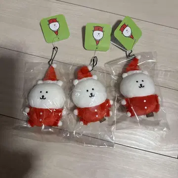 나가노 산타 나가노의 곰 마 스캇크리스마스 얼굴 엄선 3개 세트