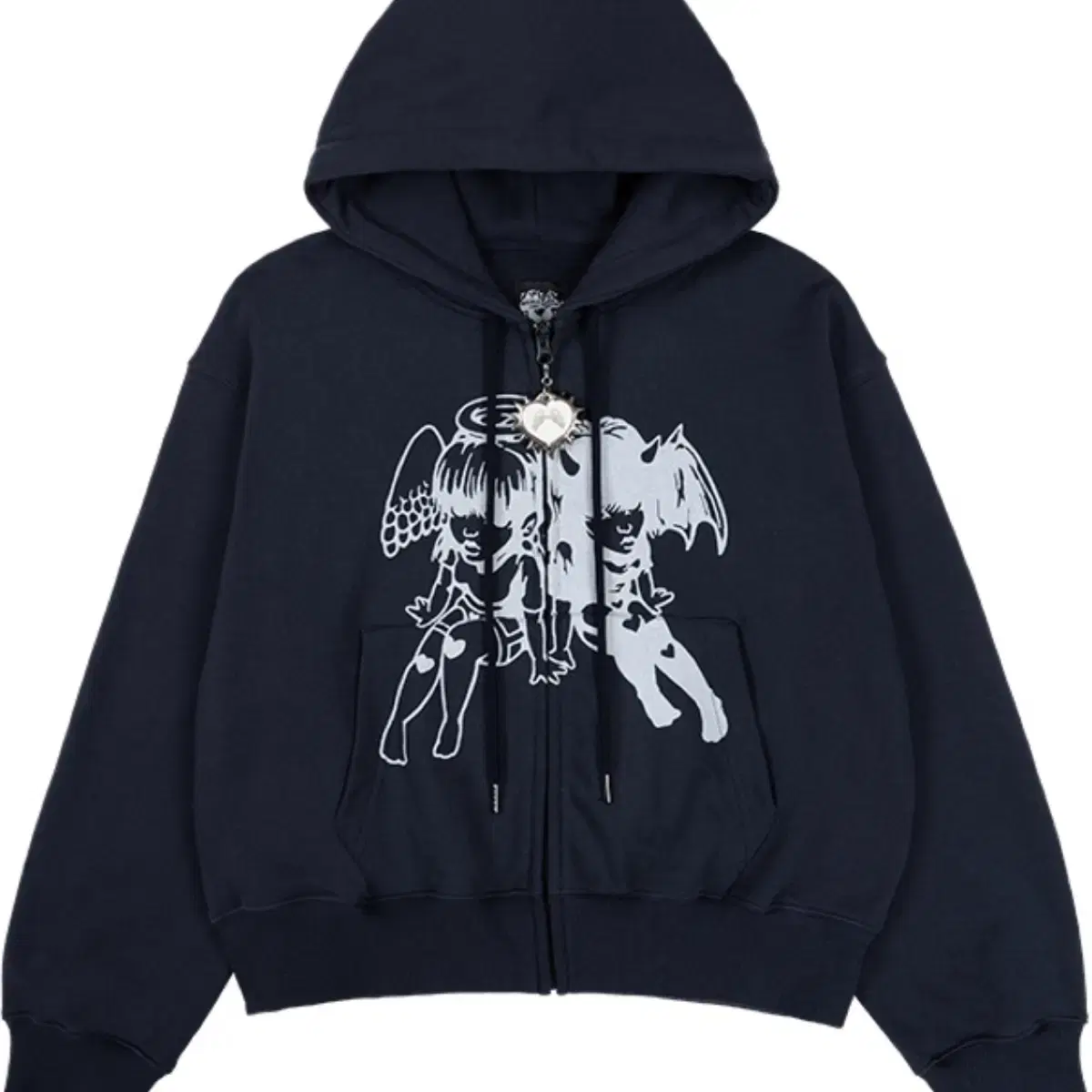 Media 슈가스쿱 Twins hooded zip-up 후드집업