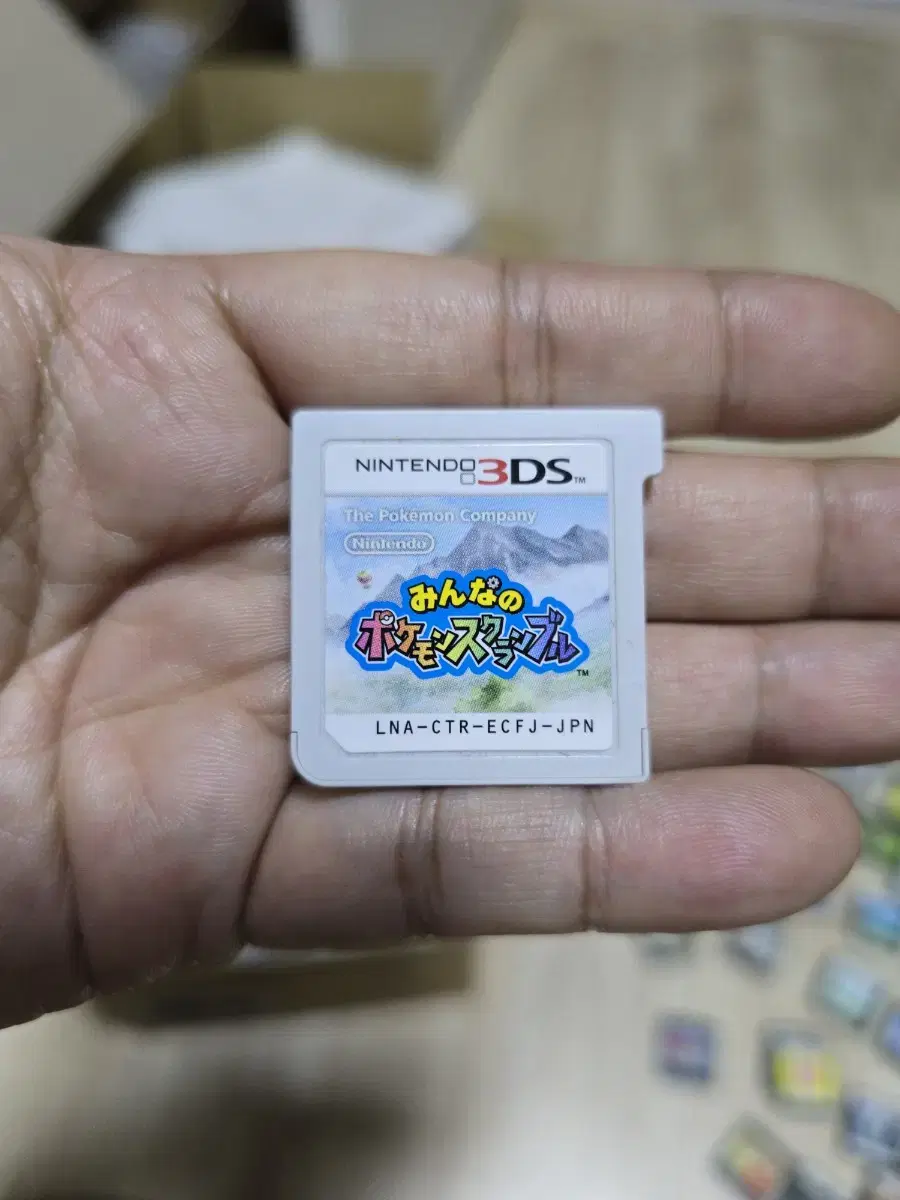 닌텐도 3ds칩 모두의 포켓몬 스크램블 일본판