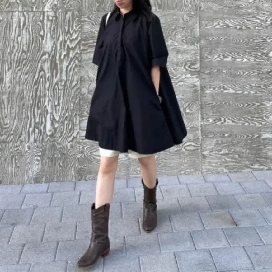 COS A-line shirts dress