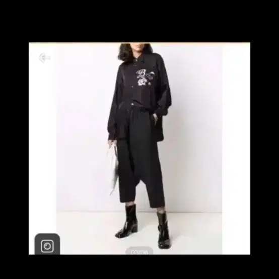 comme des garcons 꼼데가르송 블랙 셔츠