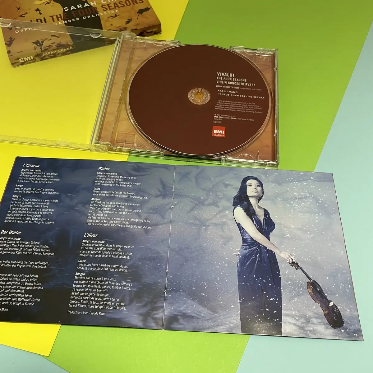 [중고음반/CD] 사라 장 Vivaldi: The Four Seasons