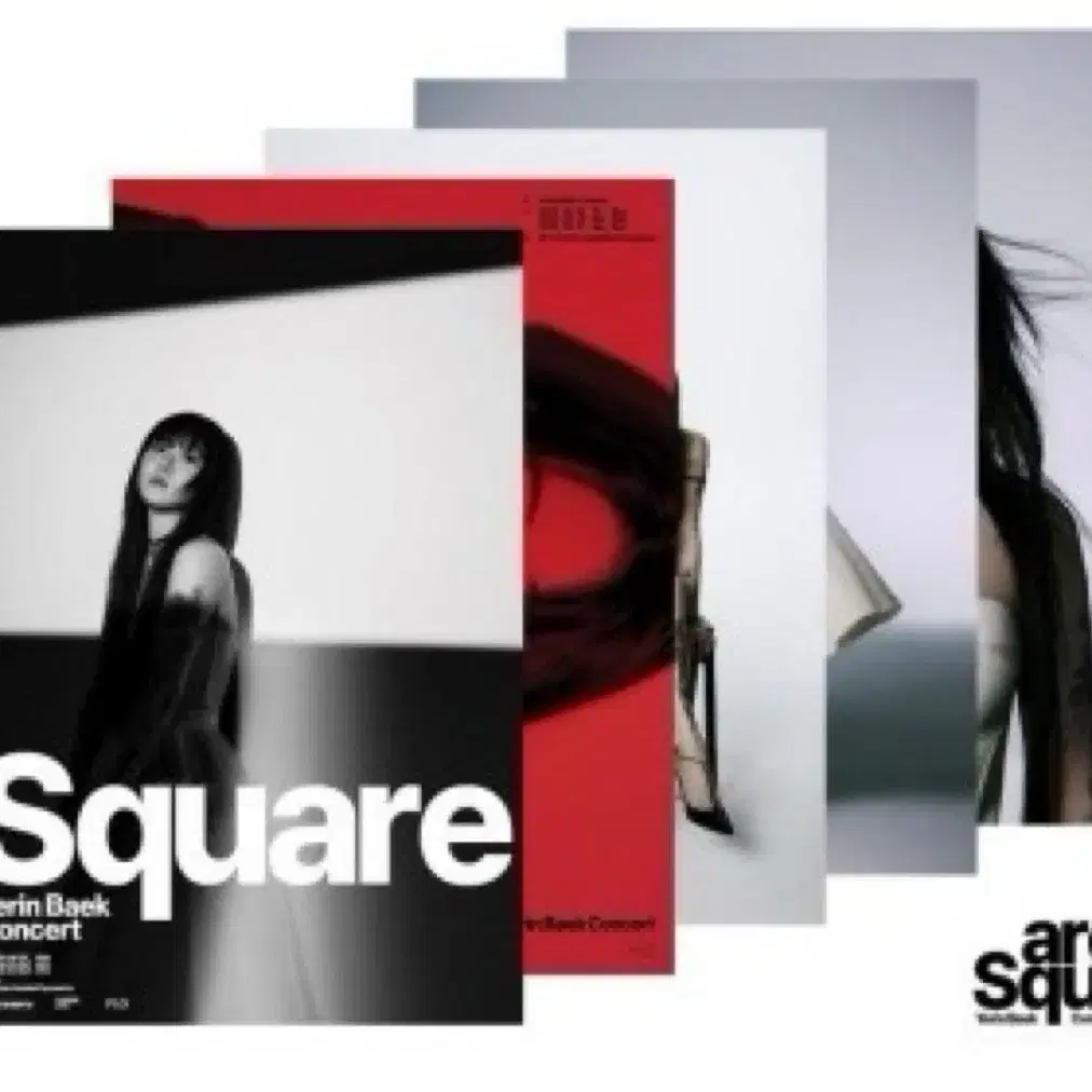 백예린 스퀘어 콘서트 MD 포스터 세트 Square Poster